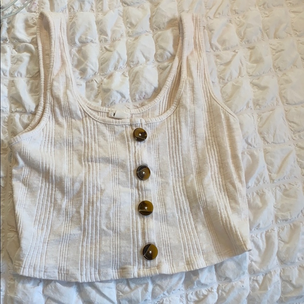Garage large white tank top!